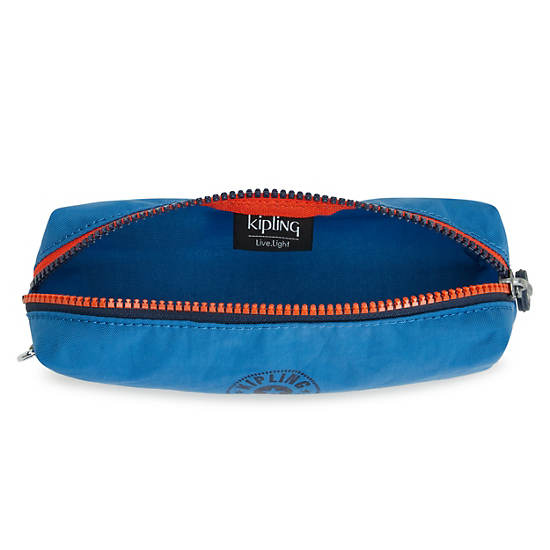 Kipling Boran Pencil Case Bags Racing Blue | AU 2045UZ